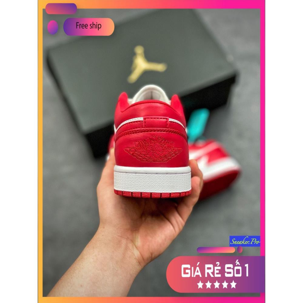 (FULL BOX + QUÀ TẶNG) Giày thể thao Air Jordan 1 Low Gym Red White thấp cổ siêu đẹp dành cho nam và nữ | BigBuy360 - bigbuy360.vn