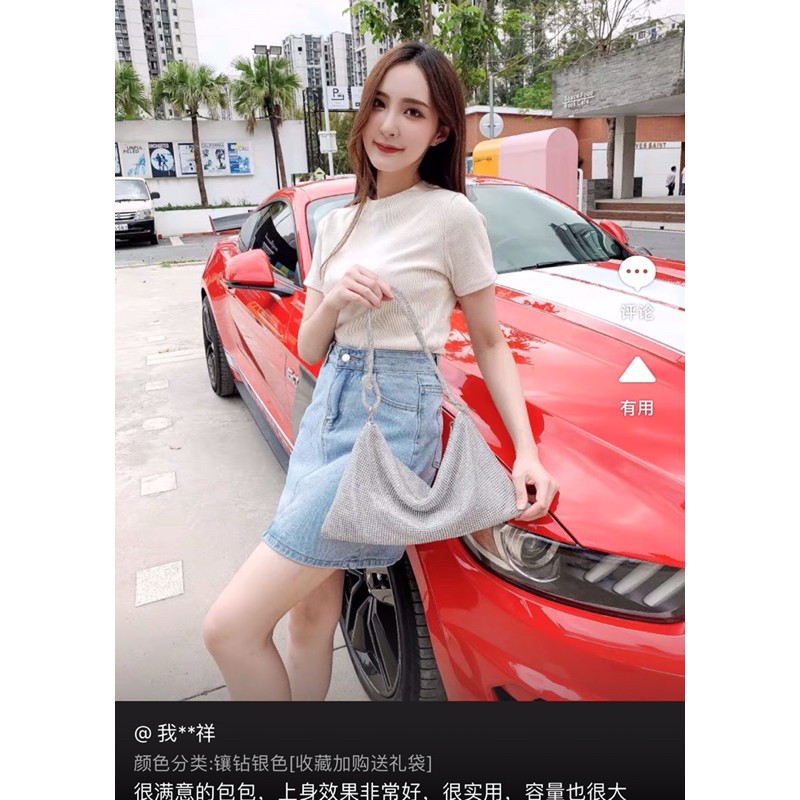 Túi xách Za Ra bling bling chuẩn auth 2021