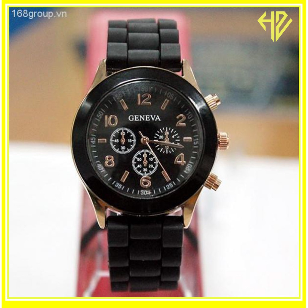 [Mã FAMAYFA2 giảm 10K đơn 50K] [GIÁ SỈ] ĐỒNG HỒ NAM NỮ DÂY CAO SU GENEVA KHỞI MY THỜI TRANG | BigBuy360 - bigbuy360.vn