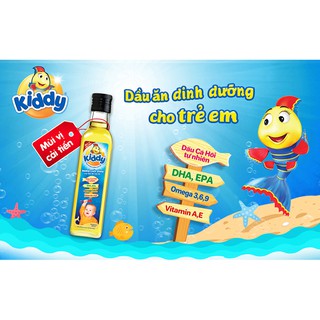 Dầu ăn Kiddy cá hồi 250ml