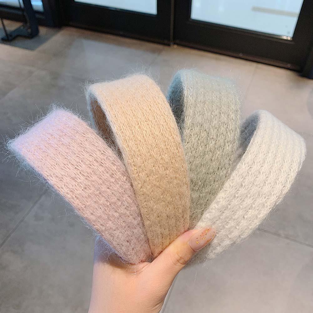 Băng Đô Len Màu Sắc Thời Trang Thu Đông Cho Nữ