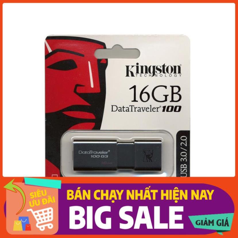USB Kingston DT100G3 USB 3.0 16GB | Thẻ nhớ usb 16gb tốc độ 3.0