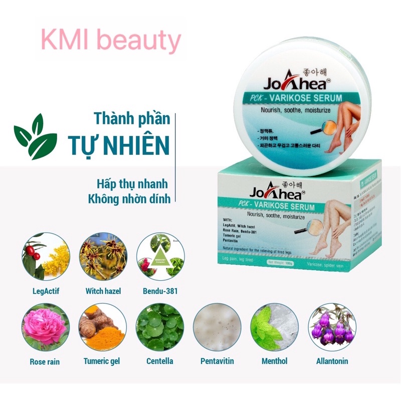 Giãn tĩnh mạch chân JoAhea VARIKOSE SERUM