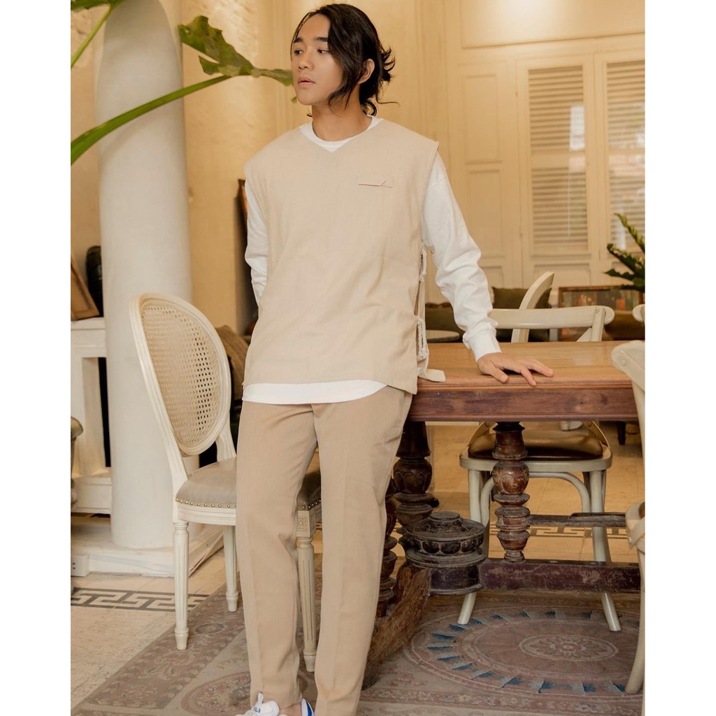 ÁO KHOÁC GHILE KEM BEIGE