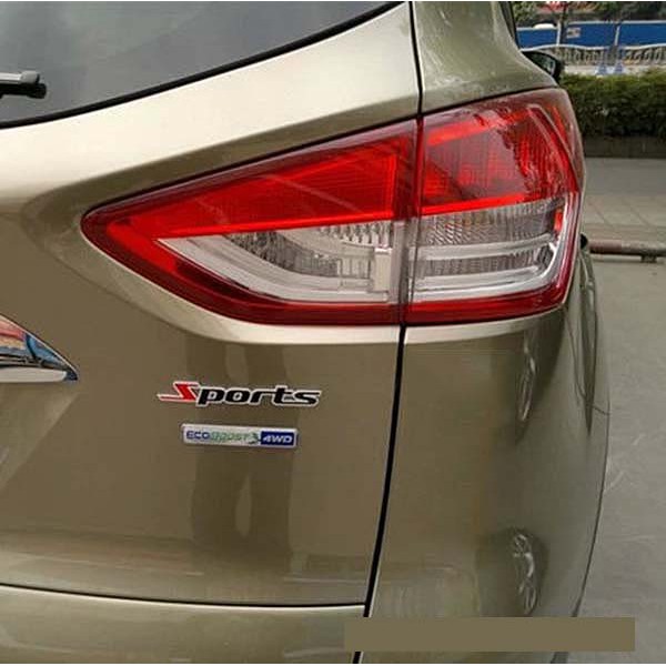 Decal Tem Chữ Kim Loại Sport Dán Trang Trí ô Tô (mẫu 1) MS-35