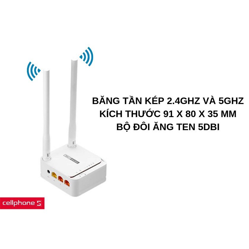 Bộ Phát WiFi TotoLink N200re 2 Râu -300Mbps | BigBuy360 - bigbuy360.vn