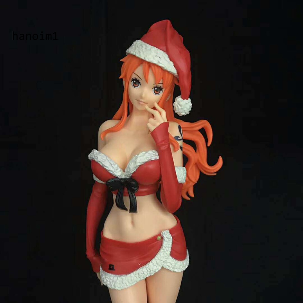 Mô Hình Nhân Vật Nami Trong Anime Tư Thế Ngồi Gợi Cảm Trang Trí Giáng Sinh