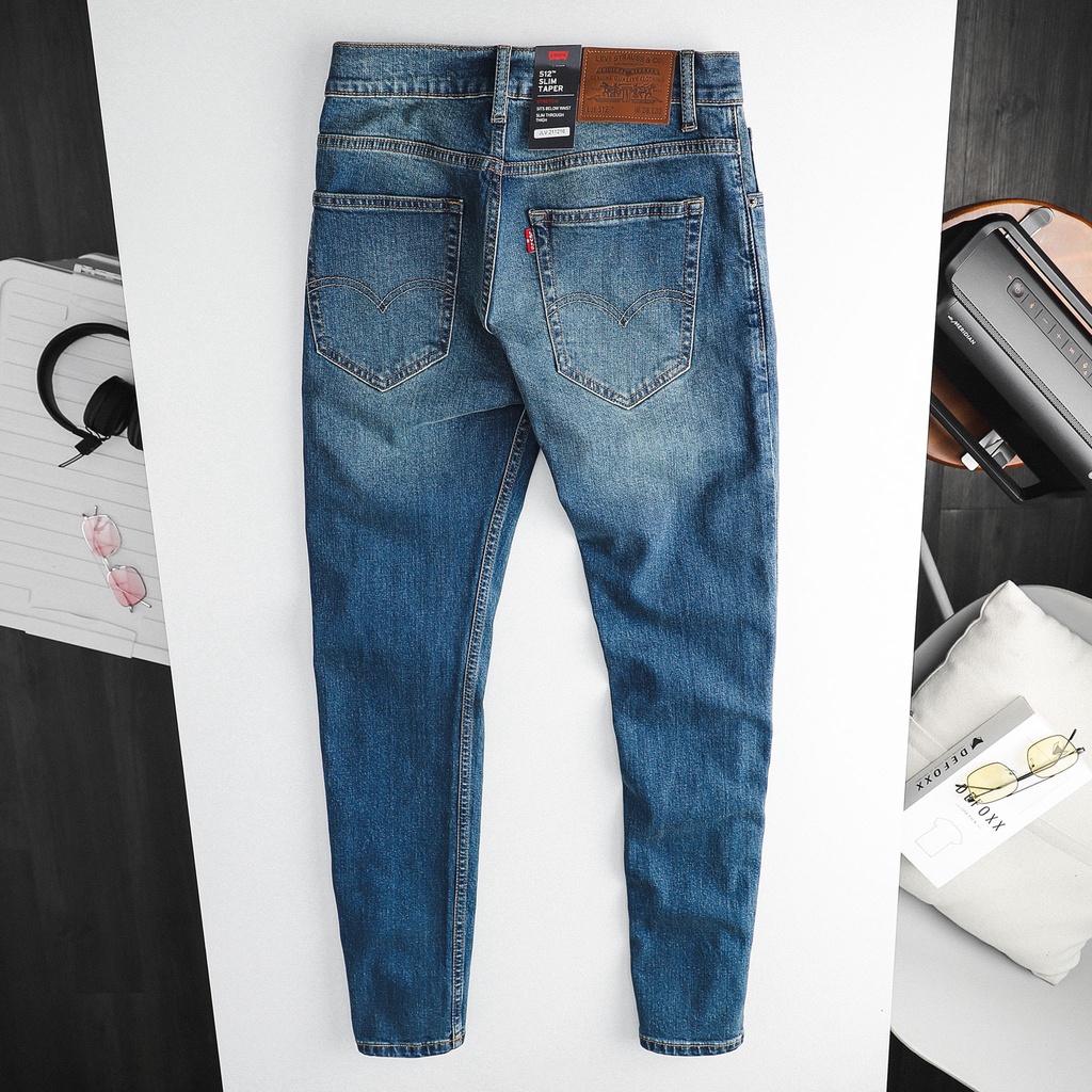 Quần jeans nam LEVIS 512 ống đứng hàng chuẩn đẹp | LA STORE MENSWEAR