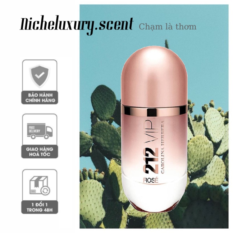 🅽🅸🅲🅷🅴 - Nước hoa  212 Vip ROSE - 10ml