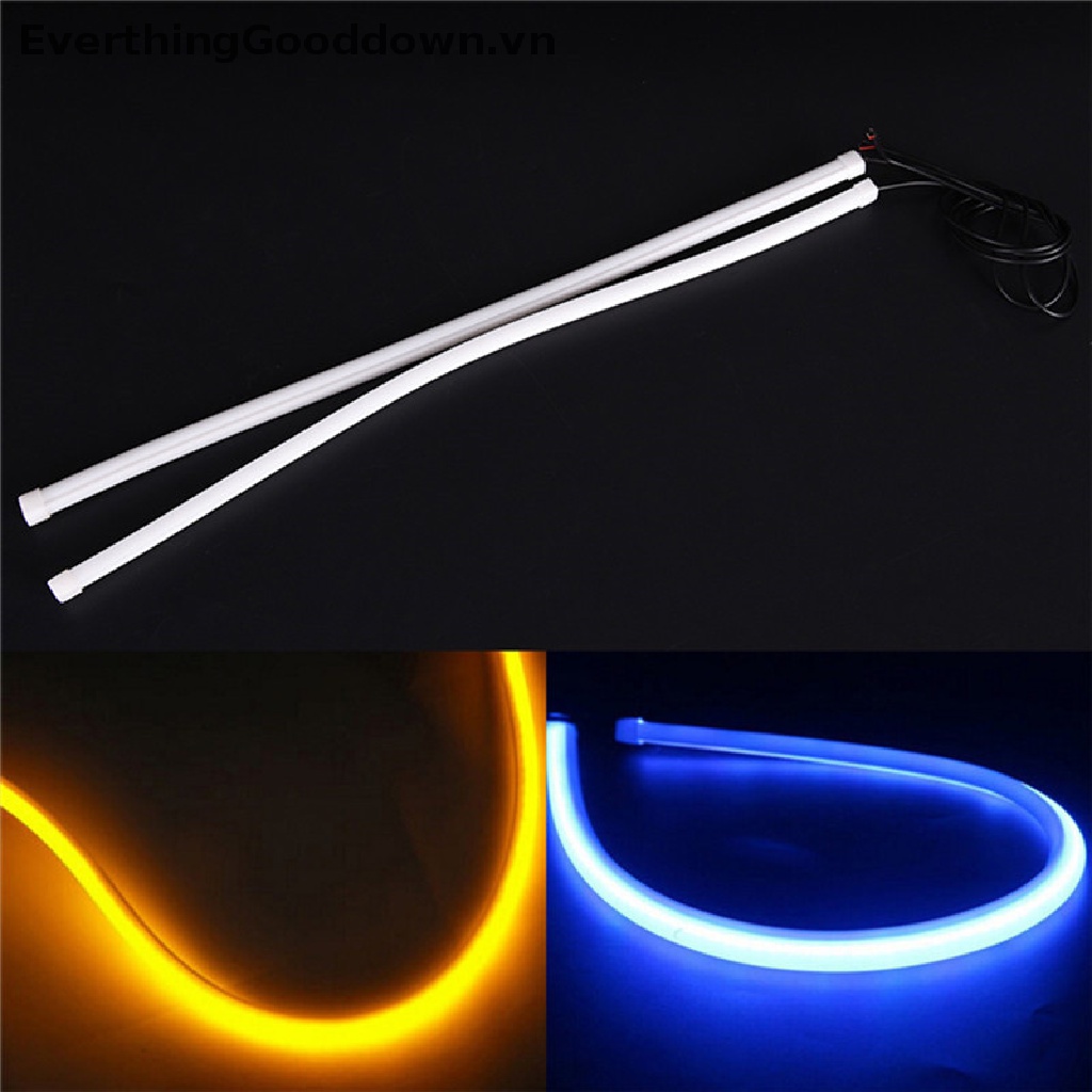 Everthinggooddown Dải Đèn LED DRL 30CM Linh Hoạt Chạy Ban Ngày Cho Xe Hơi