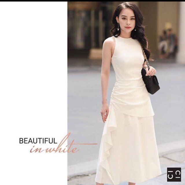 Đầm CiCi, size L, chất giống Lane jt