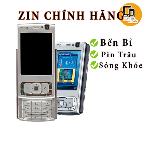 ĐIỆN THOẠI NOKIA N95 NẮP TRƯỢT CHÍNH HÃNG ĐẲNG CẤP