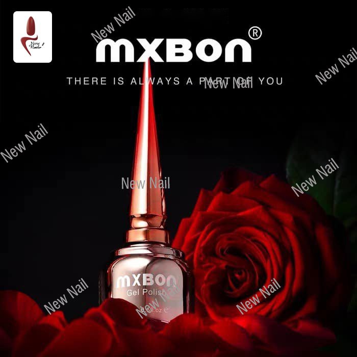 Sơn gel MIXBON, sơn móng tay 6 tone màu gel đỏ đẹp quý phái chính hãng