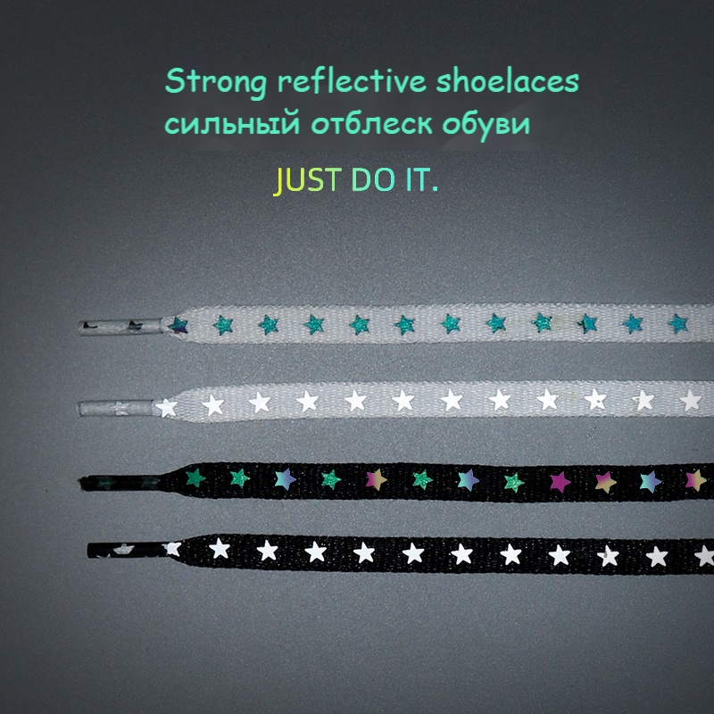 Dây Giày Thể Thao Phản Quang Hai Mặt