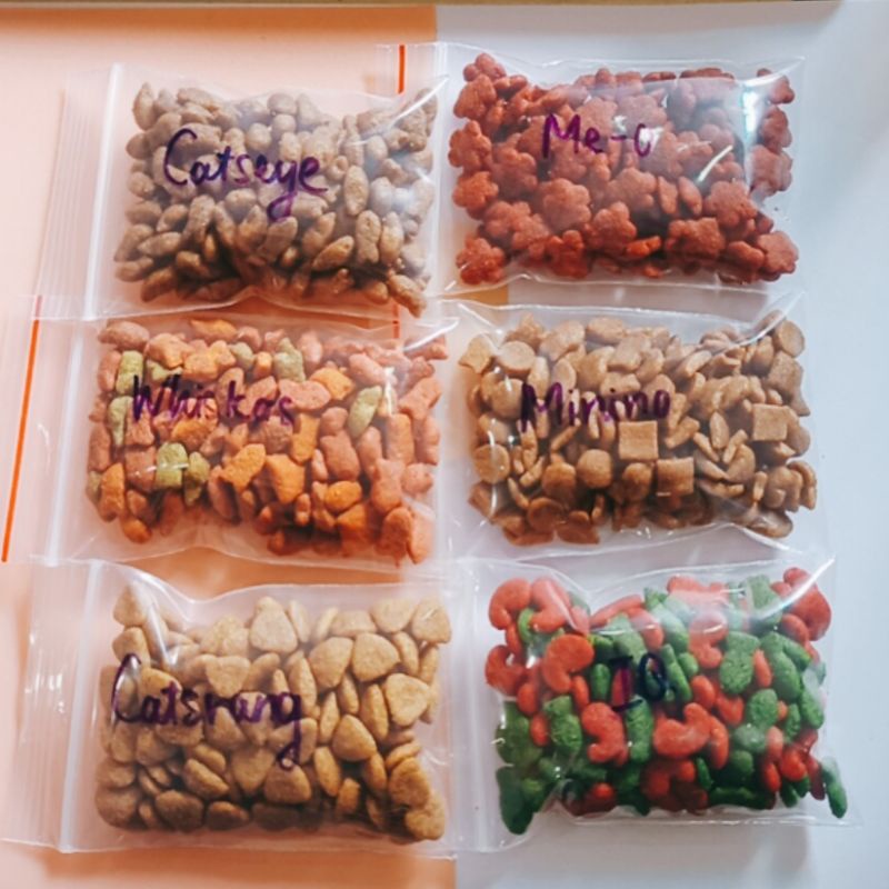 [SIÊU RẺ] Gói 20g hạt ăn thử cho mèo các loại Catsrang, Catseye, IQ, Me-O, Minino, Whiskas