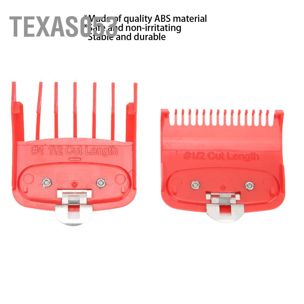 [Hàng mới về]Lược Cắt Tóc Cho Tông Đơ Cắt Tóc nam Bộ 2 lược giới hạn định hình khi cắt tóc thay thế cho tông đơ WAHL【Texas053】