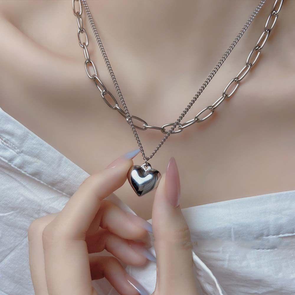 Vòng cổ Hai Lớp Thiết Kế Đơn Giản Thời Trang Dành Cho Nữ