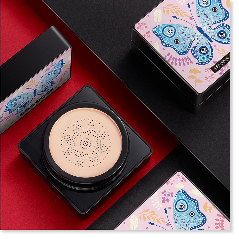 [Mã giảm giá] 🌈🍓🦋 Phấn Nước BB Cream Hình Bướm Senana Maria Kèm Bông Tán Hình Nấm Siêu Tiện Lợi | BigBuy360 - bigbuy360.vn