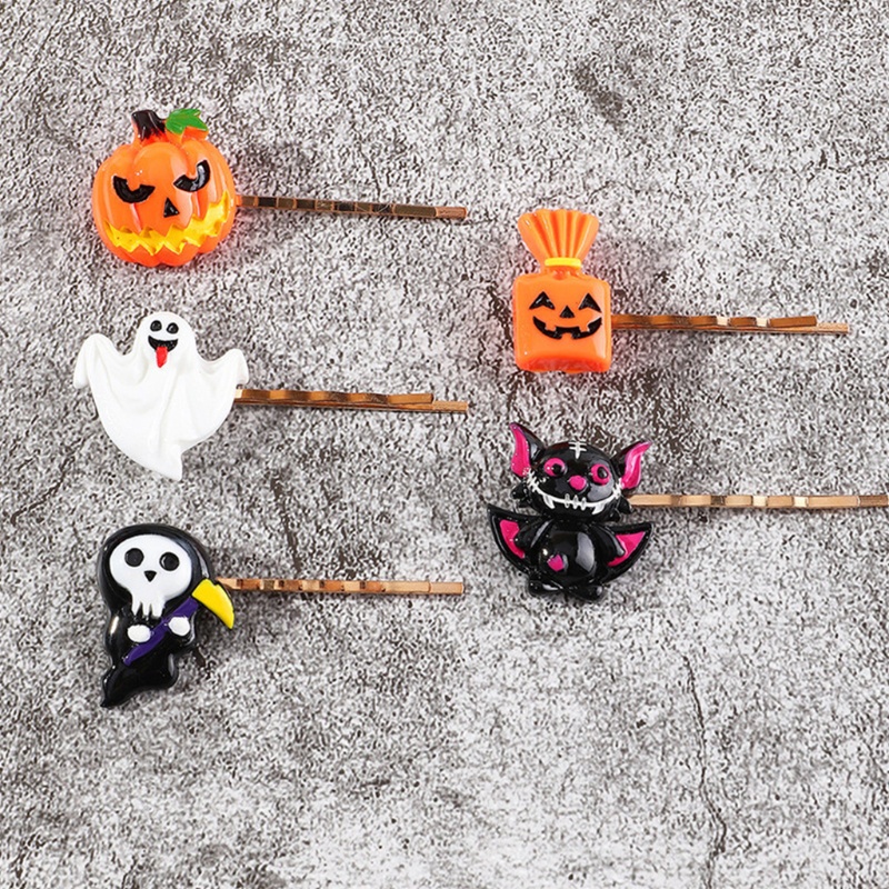 Kẹp Tóc Hình Mèo / Phù Thủy / Cú Hoạt Hình Màu Đen Cho Bé Gái