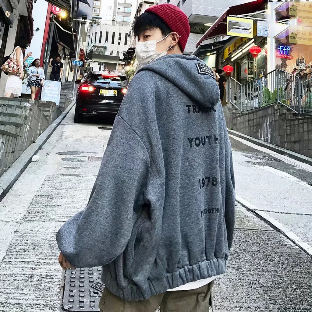 (VIDEO/ ẢNH THẬT ) ÁO HOODIE NỈ BÔNG FORM TO RỘNG NAM NỮ UNISEX, MŨ TO TRÙM ĐẦU, ẢNH THẬT | BigBuy360 - bigbuy360.vn