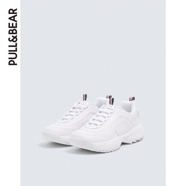 Chunky sneaker trắng Pullbear