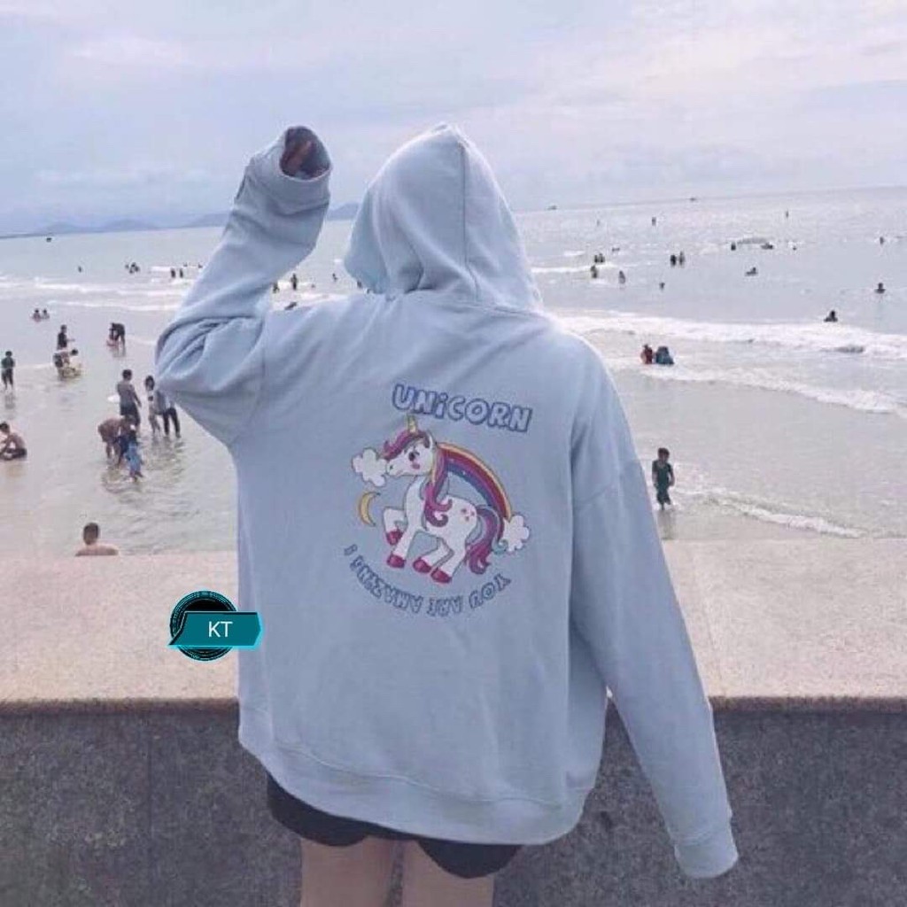 Áo hoodie ngựa 1 sừng KTH1119