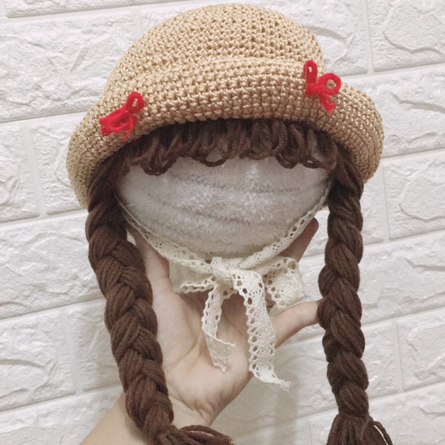 Mũ tóc giả cho bé