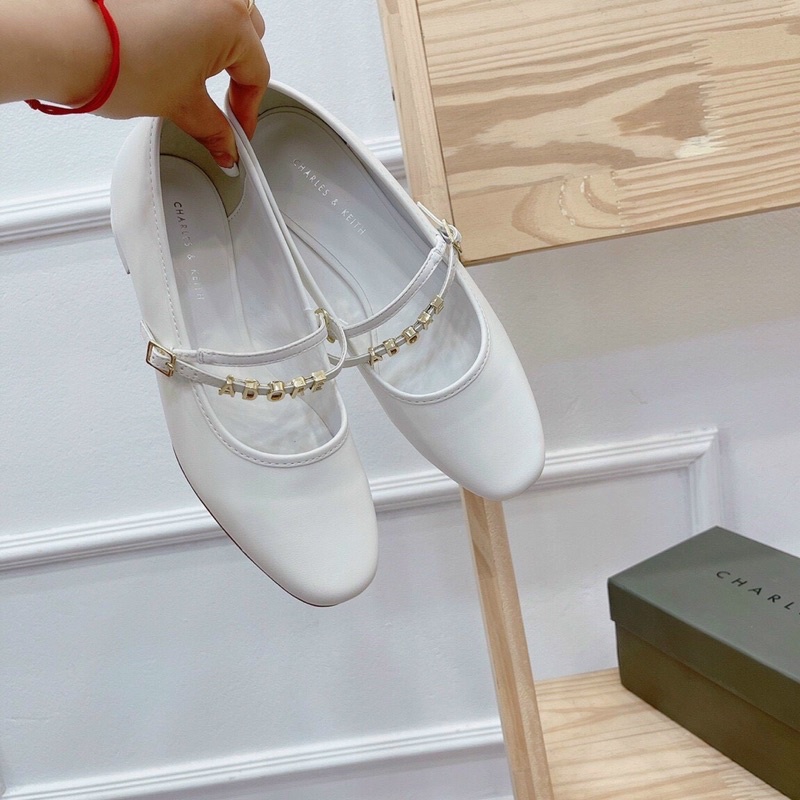 Giày búp bê cnk hot hit quai chữ adore fullbox