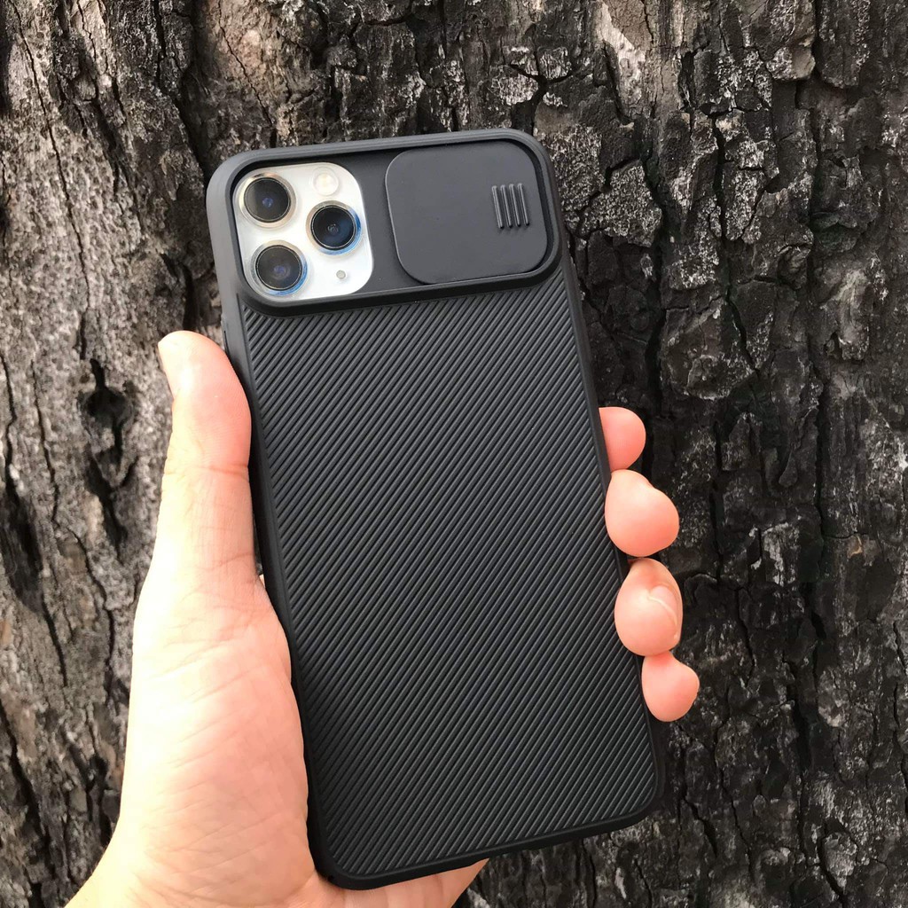 Ốp lưng bảo vệ Camera cho iPhone 7, 8, 11, 11 Pro, 11 Pro Max, SE 2020 nhựa cứng vân sần chống bám mồ hôi, bụi bẩn
