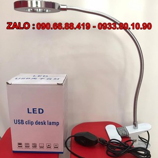 Đèn Kẹp Bàn Làm Nail, Nối Mi ,Phun Xăm 2 Chế Độ Sáng - Đèn Led phun xăm Livestream