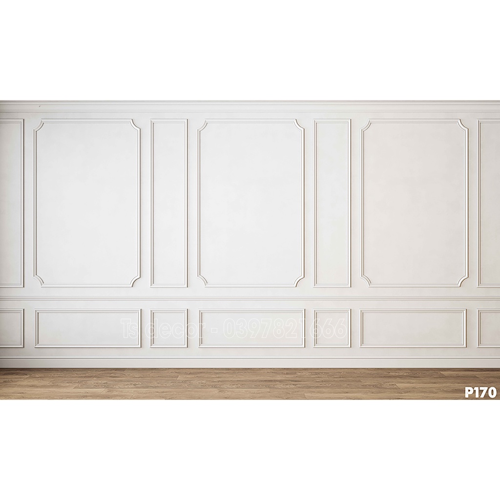 Phông nền chụp ảnh livestream  màu trắng khổ rộng