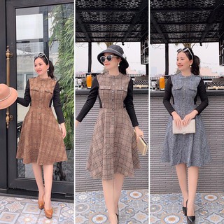 Váy dạ dáng xoè