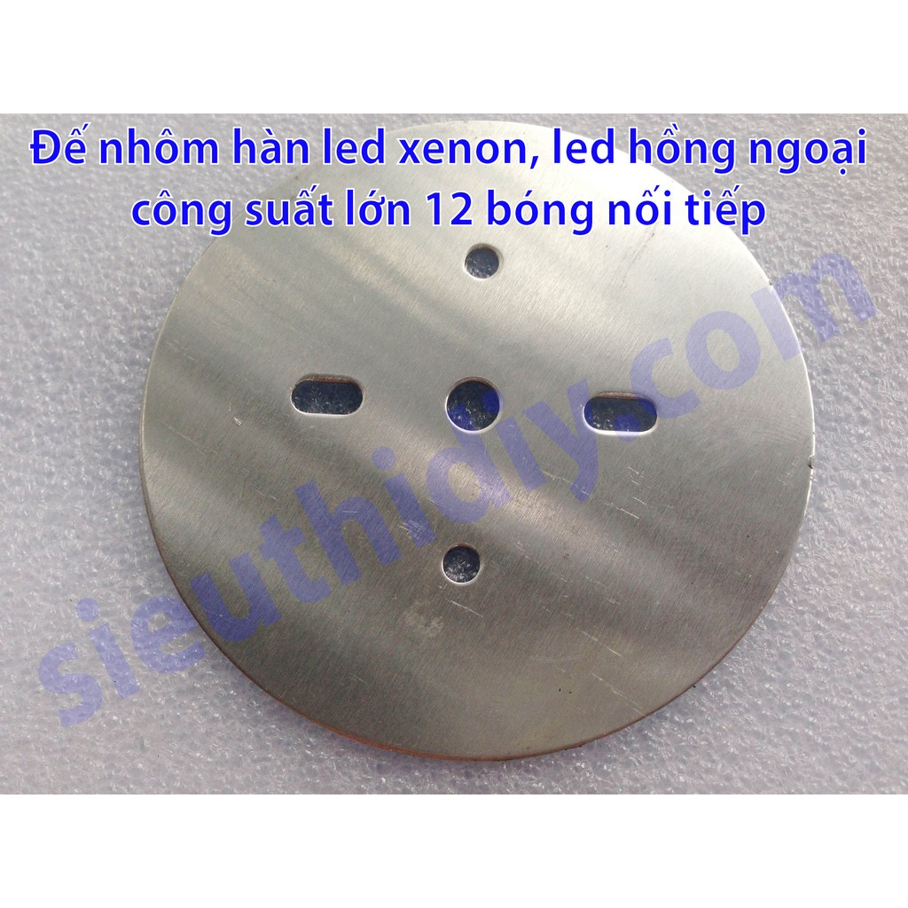 Bộ chóa và tản nhiệt nhôm, đế nhôm led âm trần, hồng ngoại 12 bóng