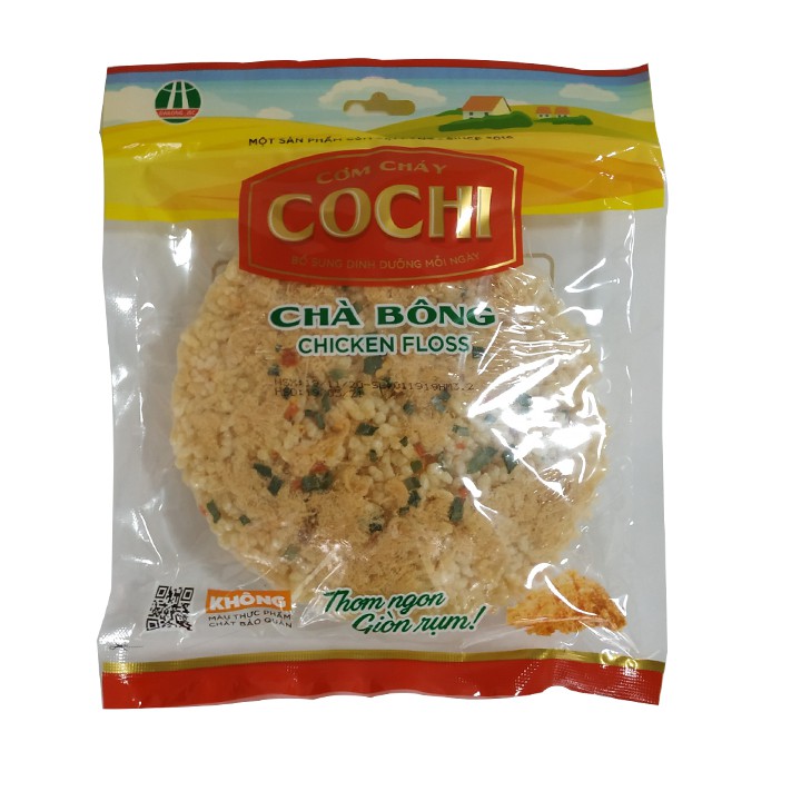 (bán sỉ) Cơm cháy ruốc hành Ninh Bình Vàng (cochi chà bông) 65g