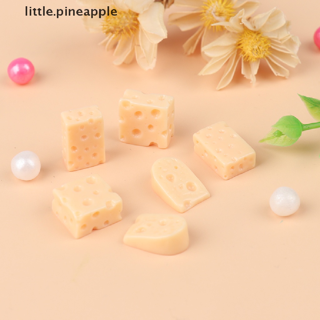 Set 10 Mô Hình Phô Mai mini Tỉ Lệ 1 / 12 Trang Trí Nhà Búp Bê