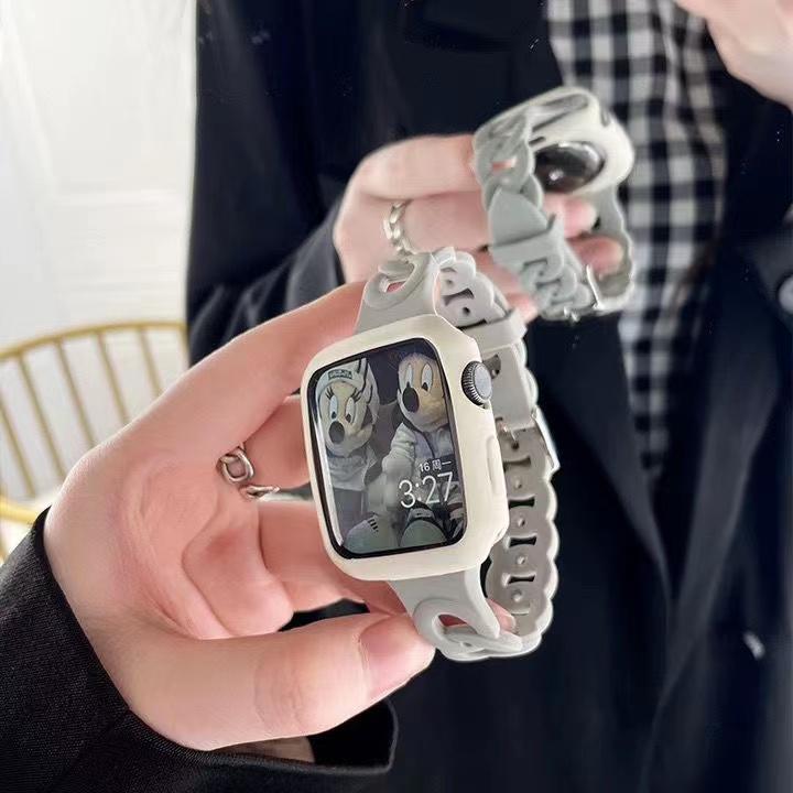 Dây Silicone Thay Thế Cho ĐồNg Hồ apple iWatch 44mm 45mm 41mm 40mm 38mm 42mm 6 5 3 SE 7