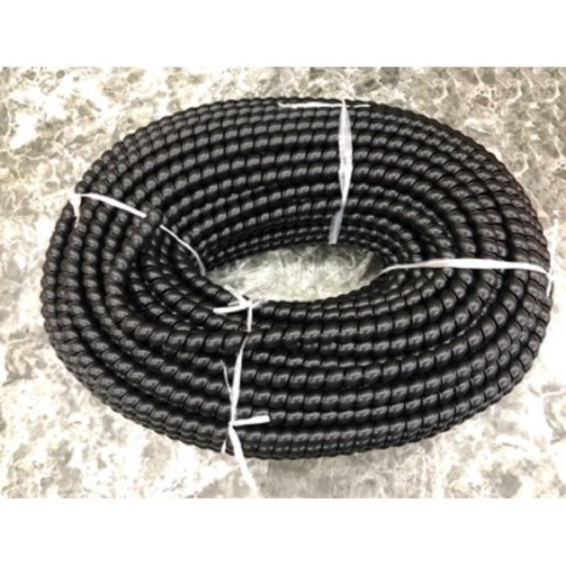 Dây bọc dây rửa xe dạng xoắn dùng bọc dây phi 8, phi 10 trong các gara, quán rửa xe