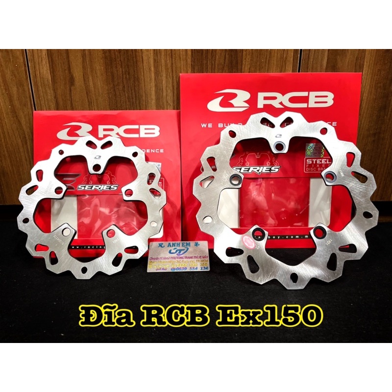 Đĩa RCB Exciter150 ( Trước + Sau ) Hàng Chính Hãng RCB&gt;&gt;&gt;&gt;