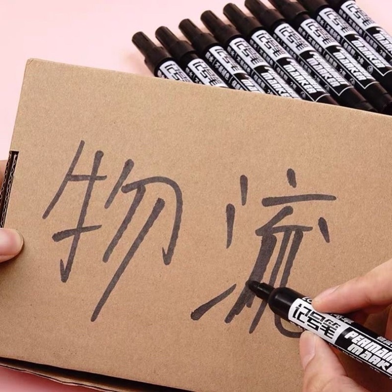 Bút lông dạ dầu văn phòng viết bao thùng chống trôi chống thấm nước trên mọi bề mặt