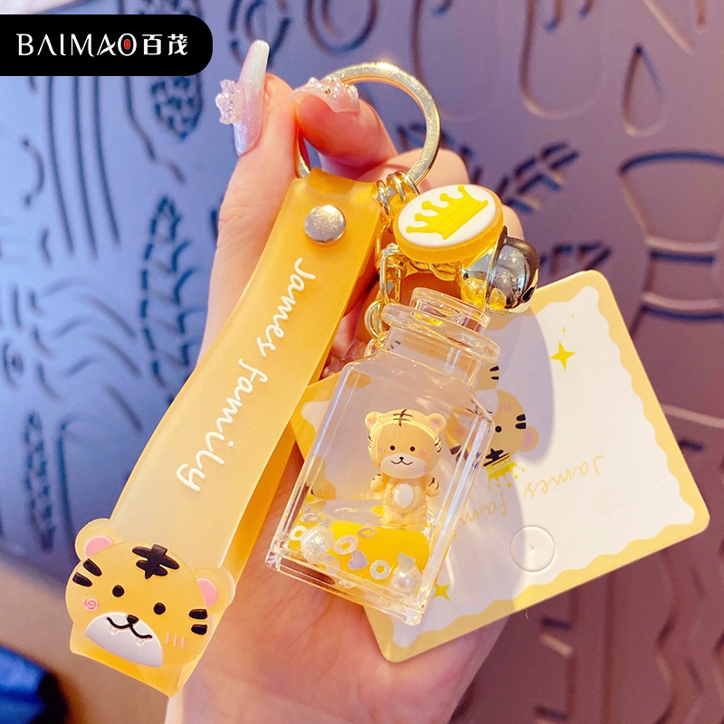 Móc Khóa Hình Bình Điều Ước Dầu james family Dễ Thương Phụ Kiện Túi Xách Thời Trang Bạn Gái