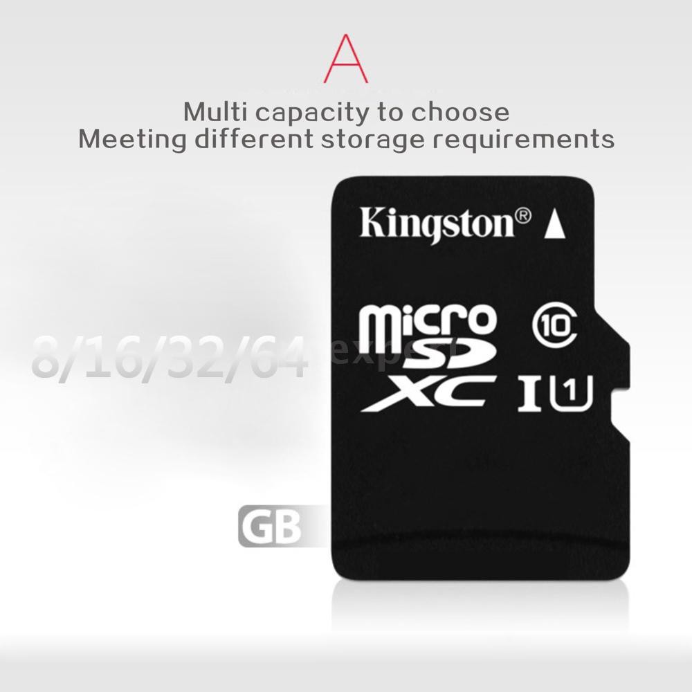 KINGSTON Thẻ Nhớ Pcerkingston Class 10 8gb 16gb 32gb 64gb Microsd Tf 48mb / S Maximal