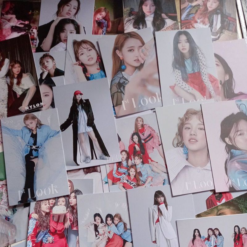 Lomo card 36 ảnh (G)I-DLE - Magazine 1st Look + Nylon + ELLE