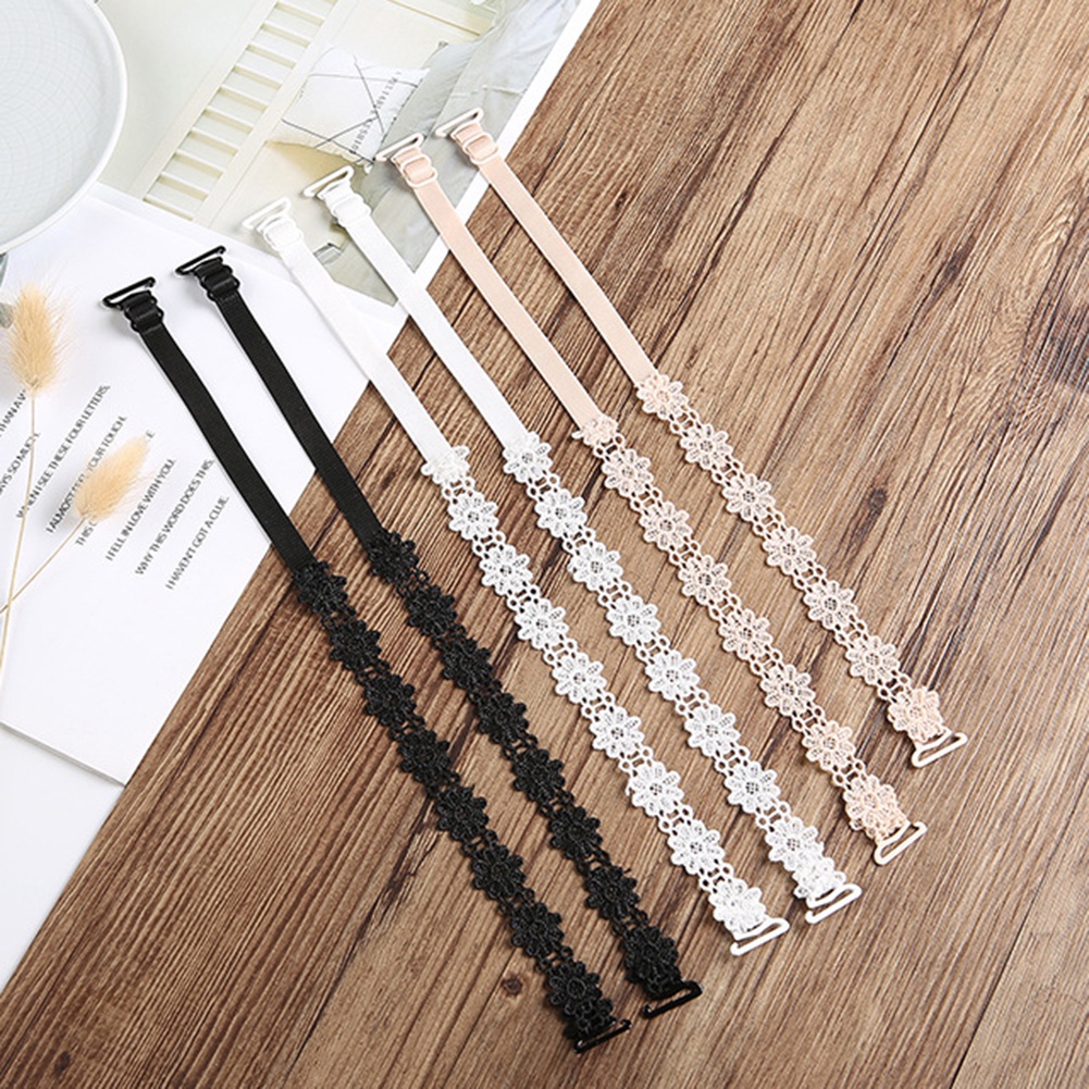 Cặp dây áo ngực vải ren co giãn có thể điều chỉnh quyến rũ