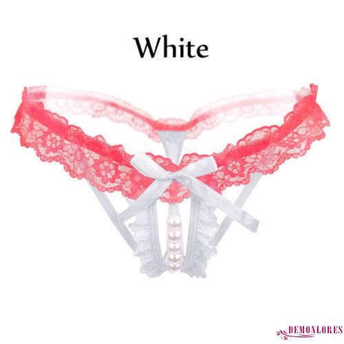 Quần lót lọt khe phối ren hoa quyến rũ gợi cảm cho nữ