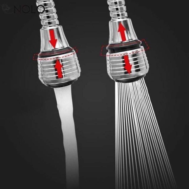 Đầu vòi rửa bát tăng áp Tubo Flex