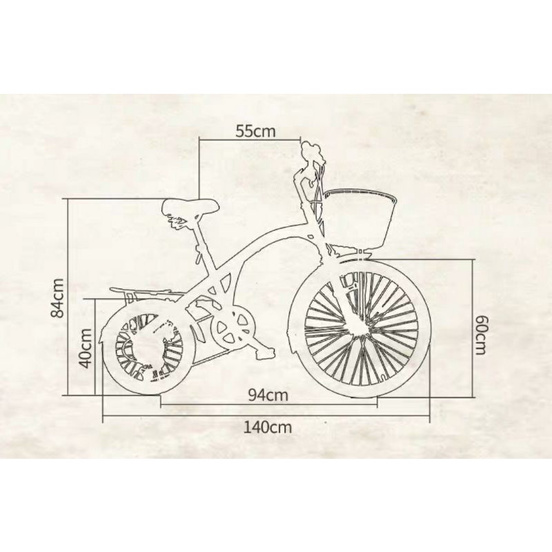 XE ĐẠP MINI CLASSIC Qi900- CAO CẤP CHO NỮ Đề Shimano