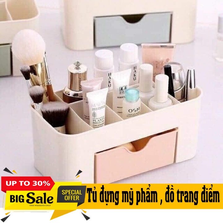 Tủ đựng mỹ phẩm , đồ trang điểm mini tiện dụng[giá rẻ]