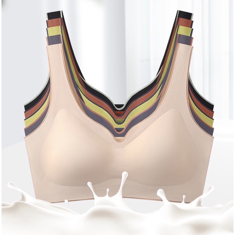 Áo Bra Nữ Su Lụa Lạnh Không Đường May Siêu Quyến Rũ 2025