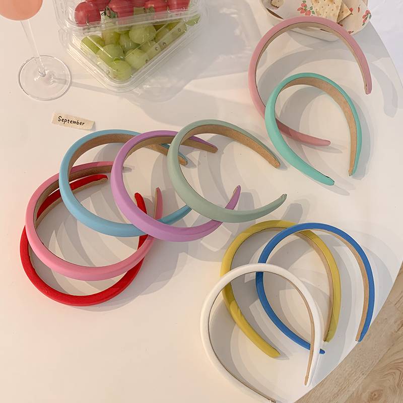 Cài tóc màu trơn phong cách Hàn Quốc đơn giản cá tính màu sắc ngọt ngào thời trang cho nữ