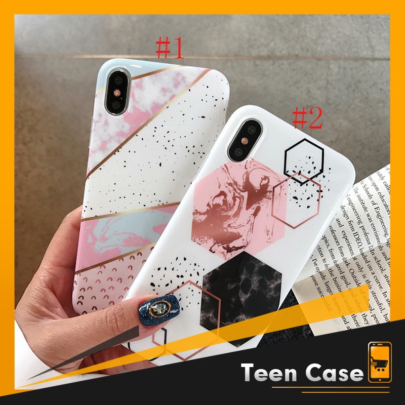 Ốp lưng Iphone FREESHIP 50K họa tiết hình học cho điện thoại iphone 6 6s 6P 6sP 7P 8P X XS siêu rẻ, bao đẹp